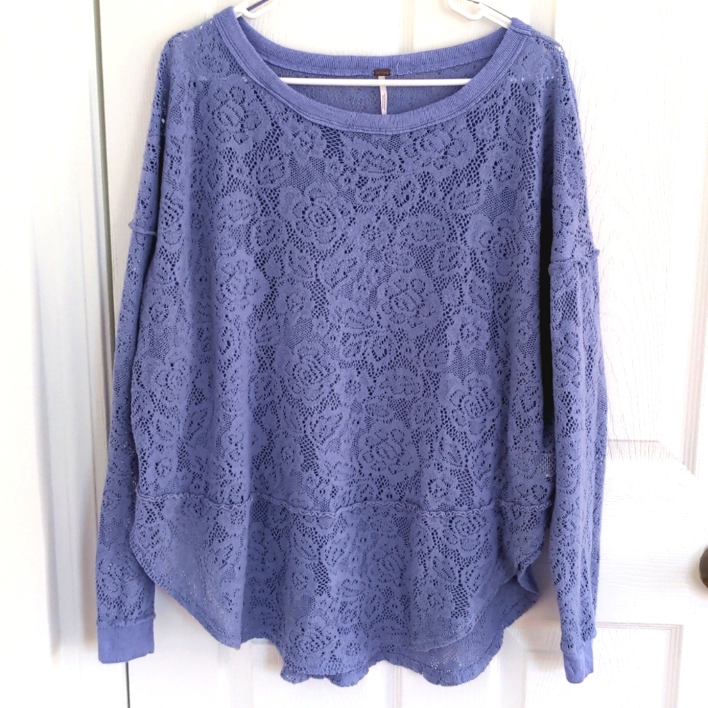 Free People "Lace" Long Sleeve